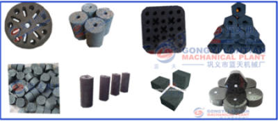 Coal briquette making machine