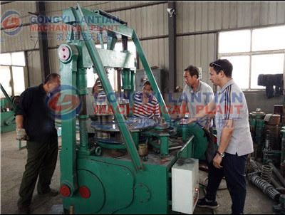 hollow bamboo charcoal making machine