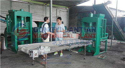 hydraulic shisha charcoal briquette machine