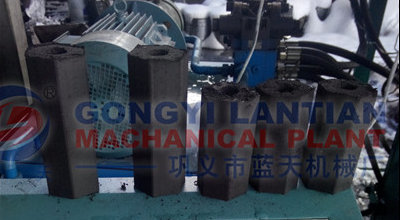 BBQ briquettes making machine