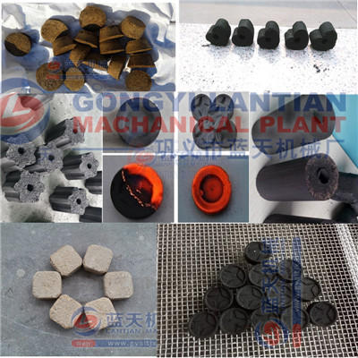 BBQ briquettes making machine