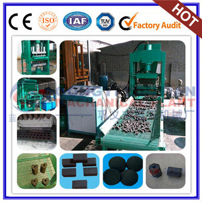 BBQ hard wood briquette machine