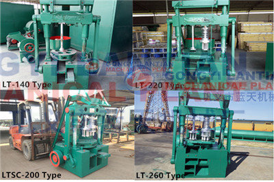 Coconut charcoal briquettes press machine