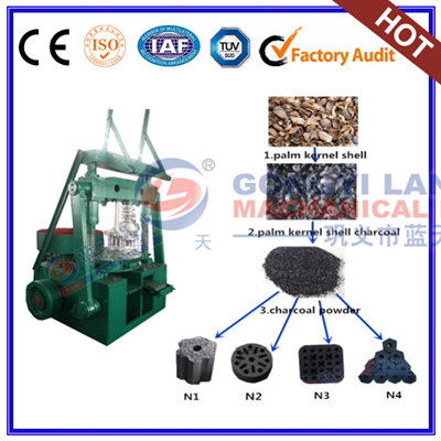 Palm Kernel Shell Charcoal Briquettes Machine