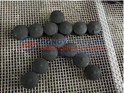 Mechanical shisha briquettes making machine