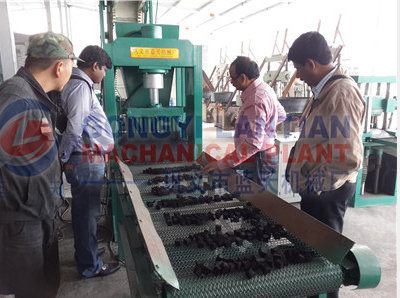 hydraulic charcoal briquettes press machine