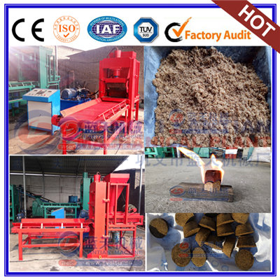 Wood sawdust briquettes machine