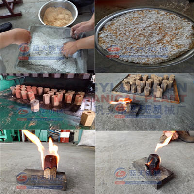 Wood sawdust briquettes machine