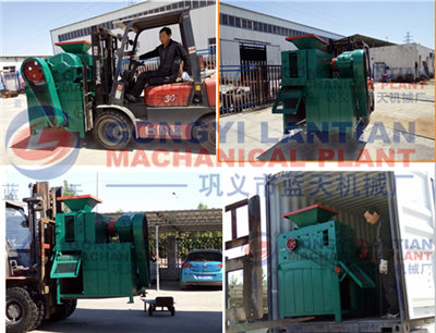 Pillow shape briquettes press machine 