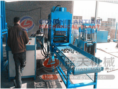 BBQ hardwood briquettes making machine