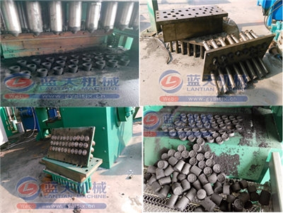 BBQ hardwood briquettes making machine