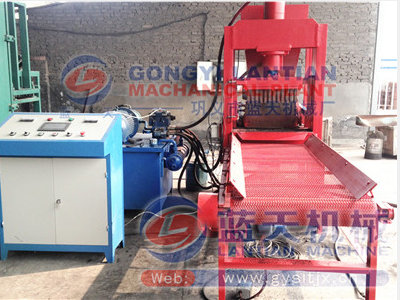 Coffee shell charcoal briquettes press machine