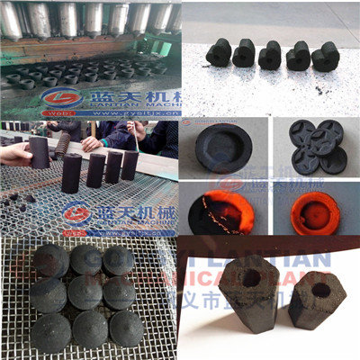 Coffee shell charcoal briquettes press machine