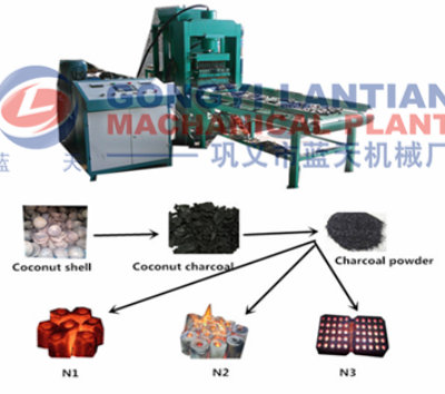 Charcoal powder ball briquettes making machine