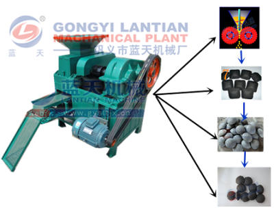 Charcoal powder ball briquettes making machine