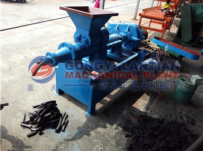 Charcoal extrude machine