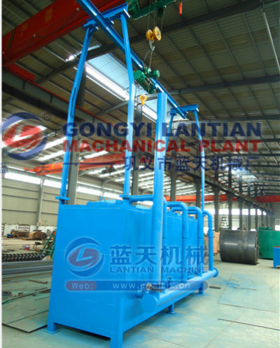 Air flow type hardwood charcoal kiln