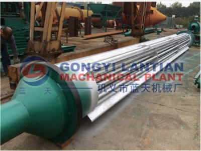 Rotary drum sawdust dryer